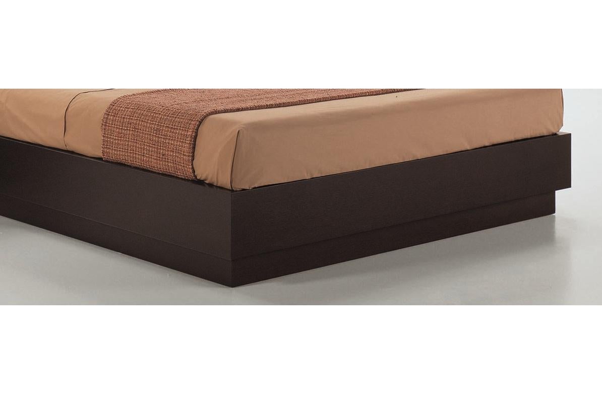 letto matrimoniale wengè