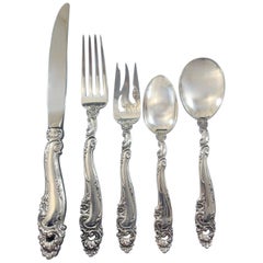 Decor by Gorham Sterling Silver Flatware Set for 12 Service 63 Pieces Dinner