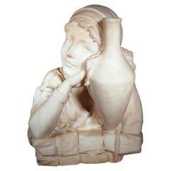 Decorarive XIX Century Italian Marble Sculpture