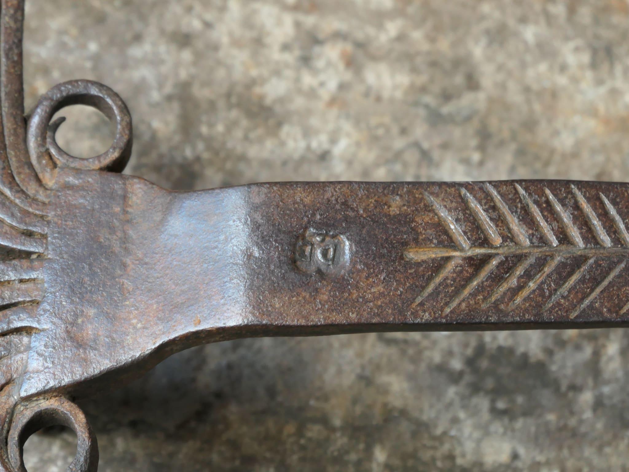 18th Century and Earlier Decorated 17th Century French Louis XIV Period Gridiron For Sale
