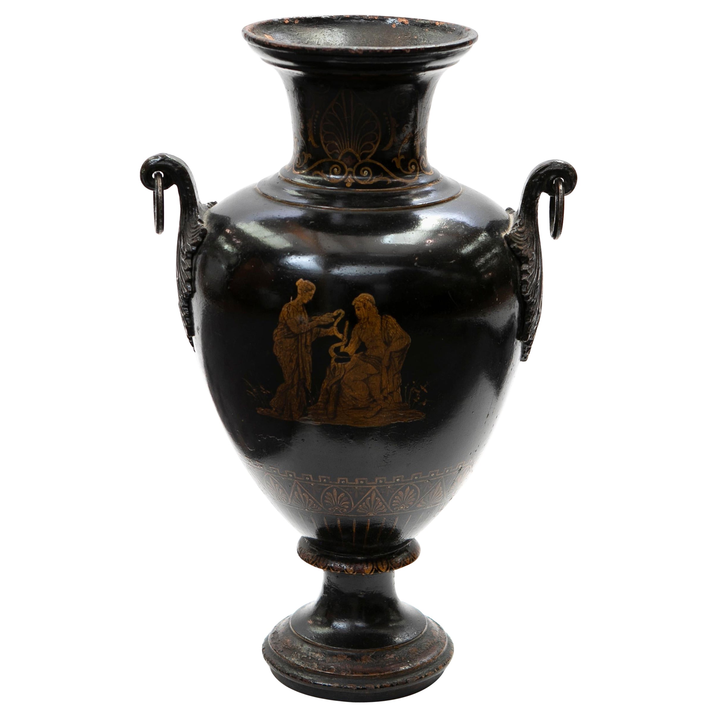 Decorated Amphora in Classical Greek Style