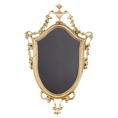 Sissi decorated baroque-style brass frame