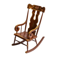 Decorated Boston Rocker