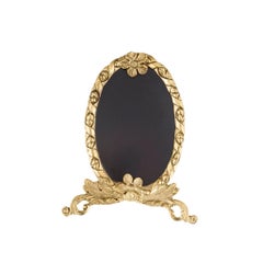 Sissi brass frame with flower
