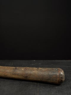 Decorated Heavy Old Wood Pestle