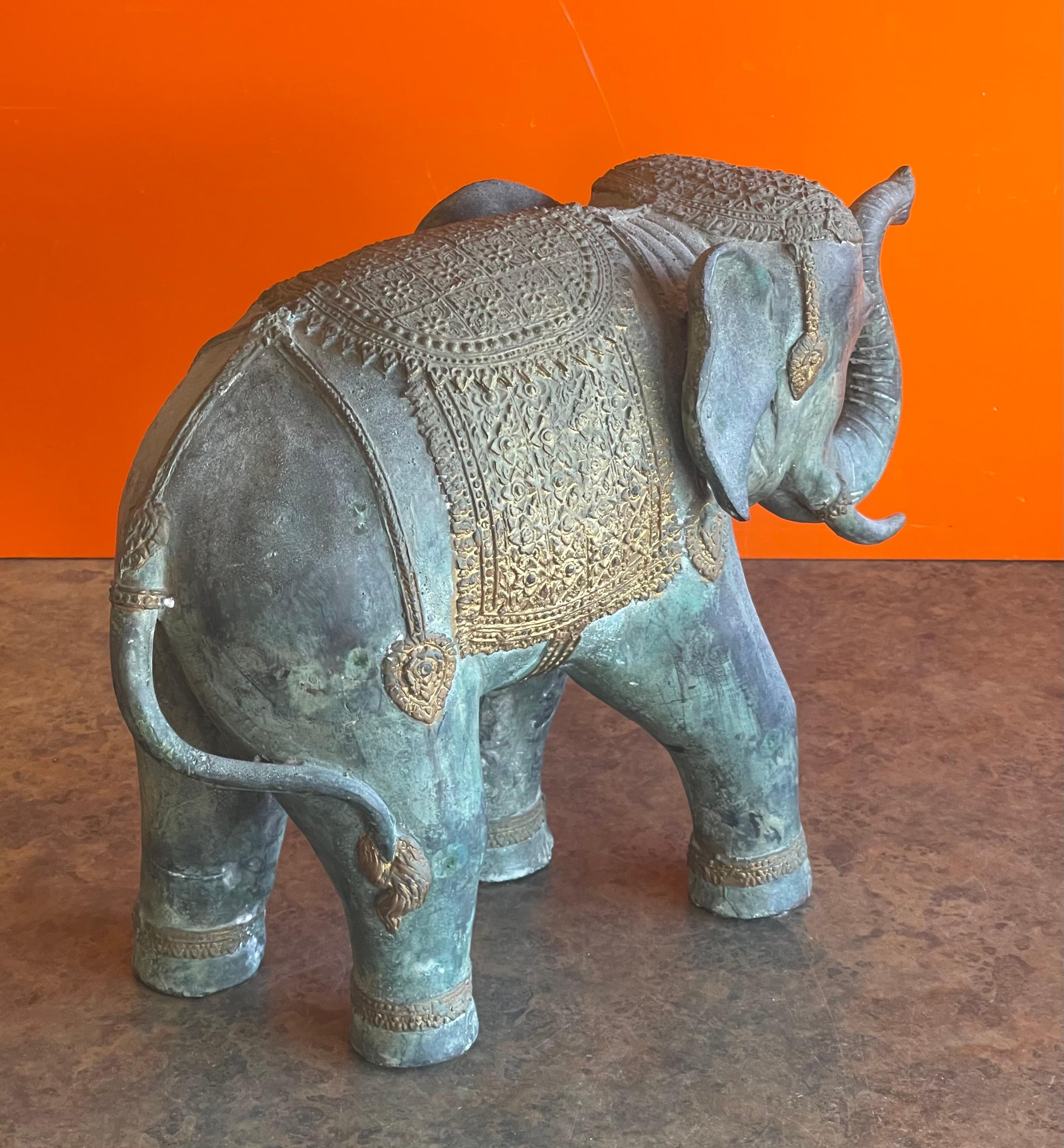 indian elephant decorated