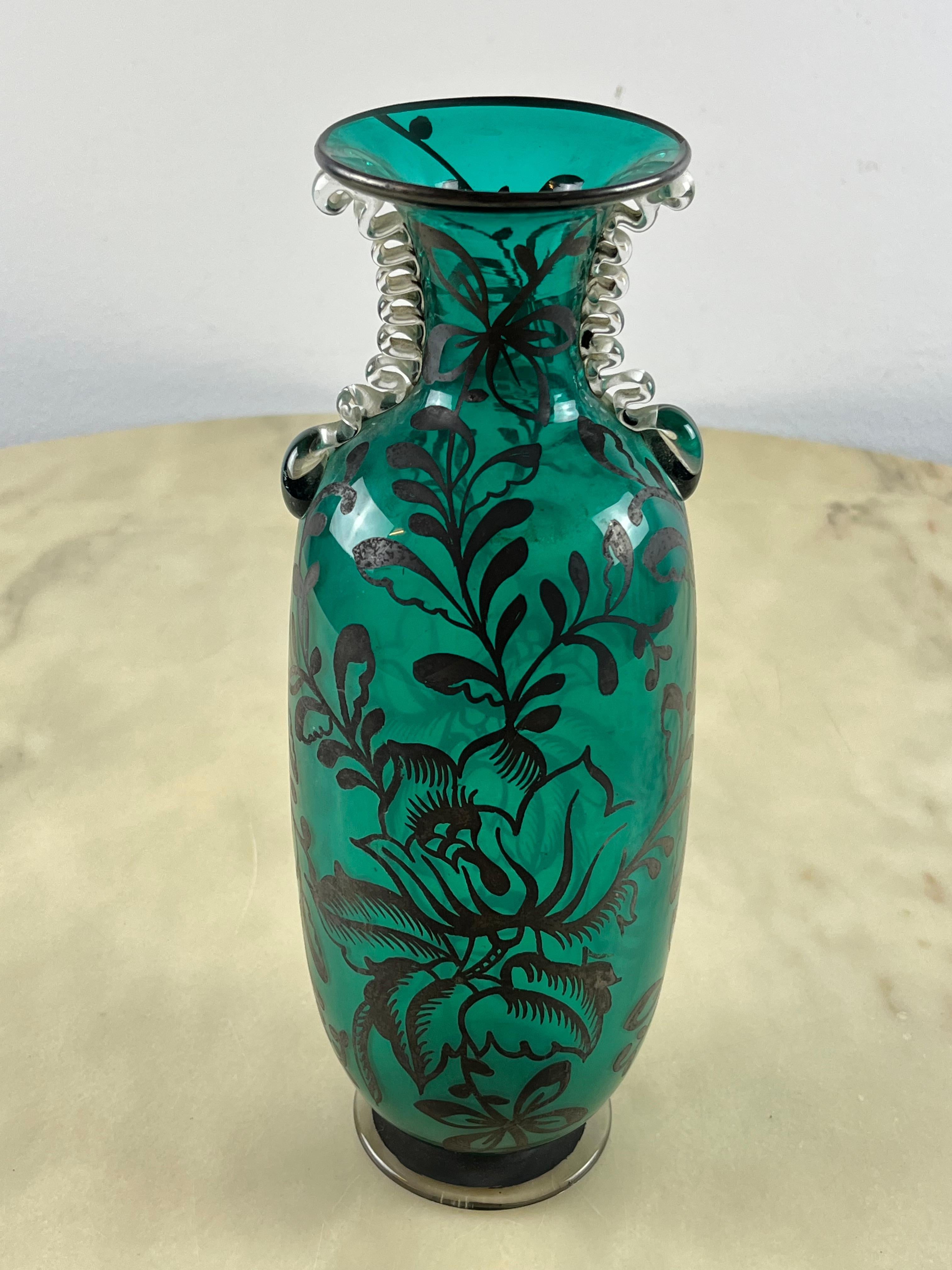Decorated Murano glass vase, Italy, 1945
Purchased by my great-great-grandfather during a business trip to Venice. Intact, small signs of aging, good condition.