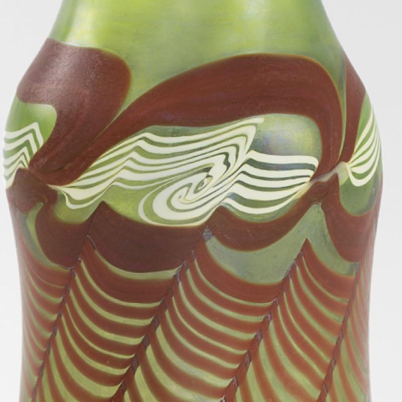 American Decorated Vase by Louis Comfort Tiffany For Sale