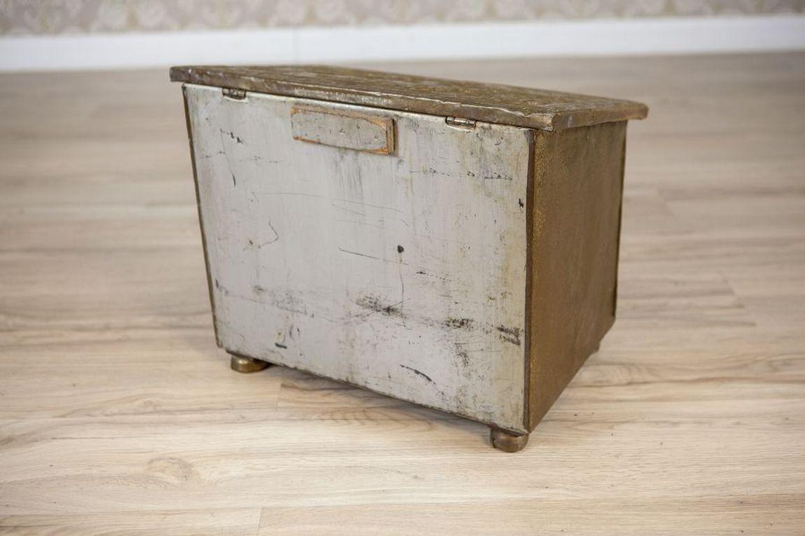 Decorated Wooden Box From the Early 20th Century For Sale 5