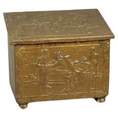 Decorated Wooden Box From the Early 20th Century