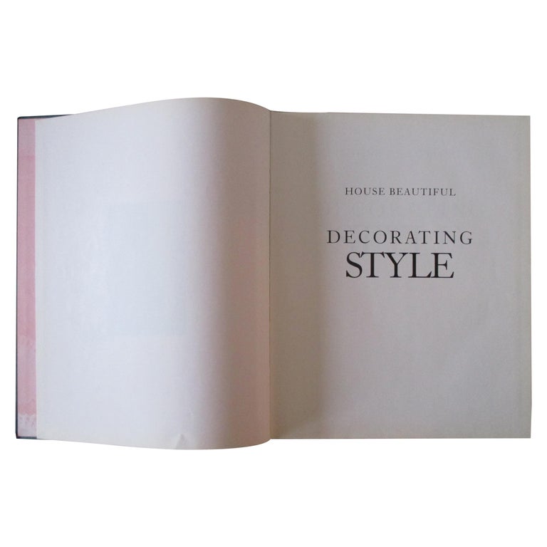 Decorating Style Hardcover Book For Sale at 1stDibs