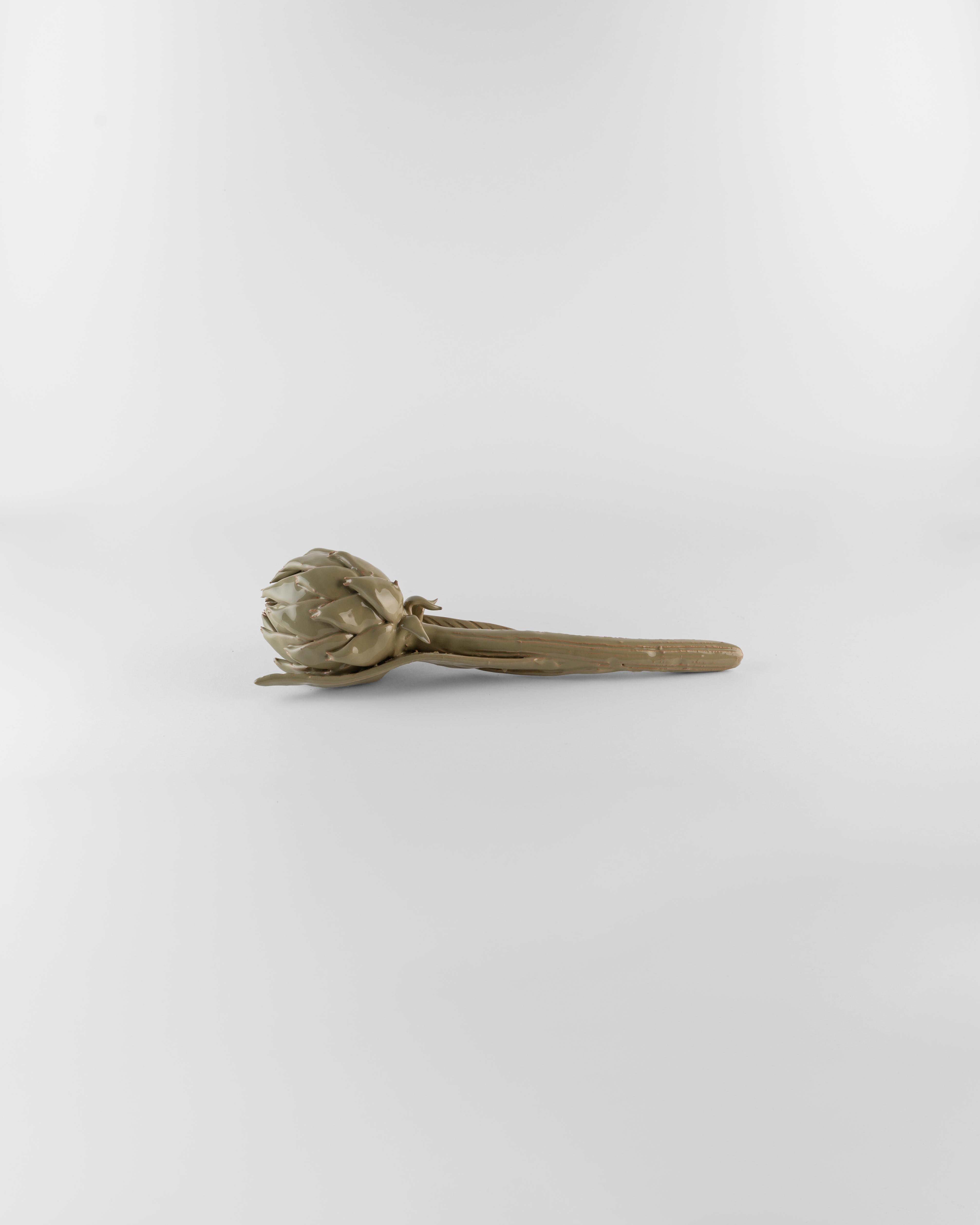 Italian Decoration artichoke ceramic. Centerpiece. Nature. Handmade in Italy. 3 pieces For Sale