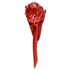 Decoration artichoke ceramic. Centerpiece. Nature. Handmade in Italy. 3 pieces