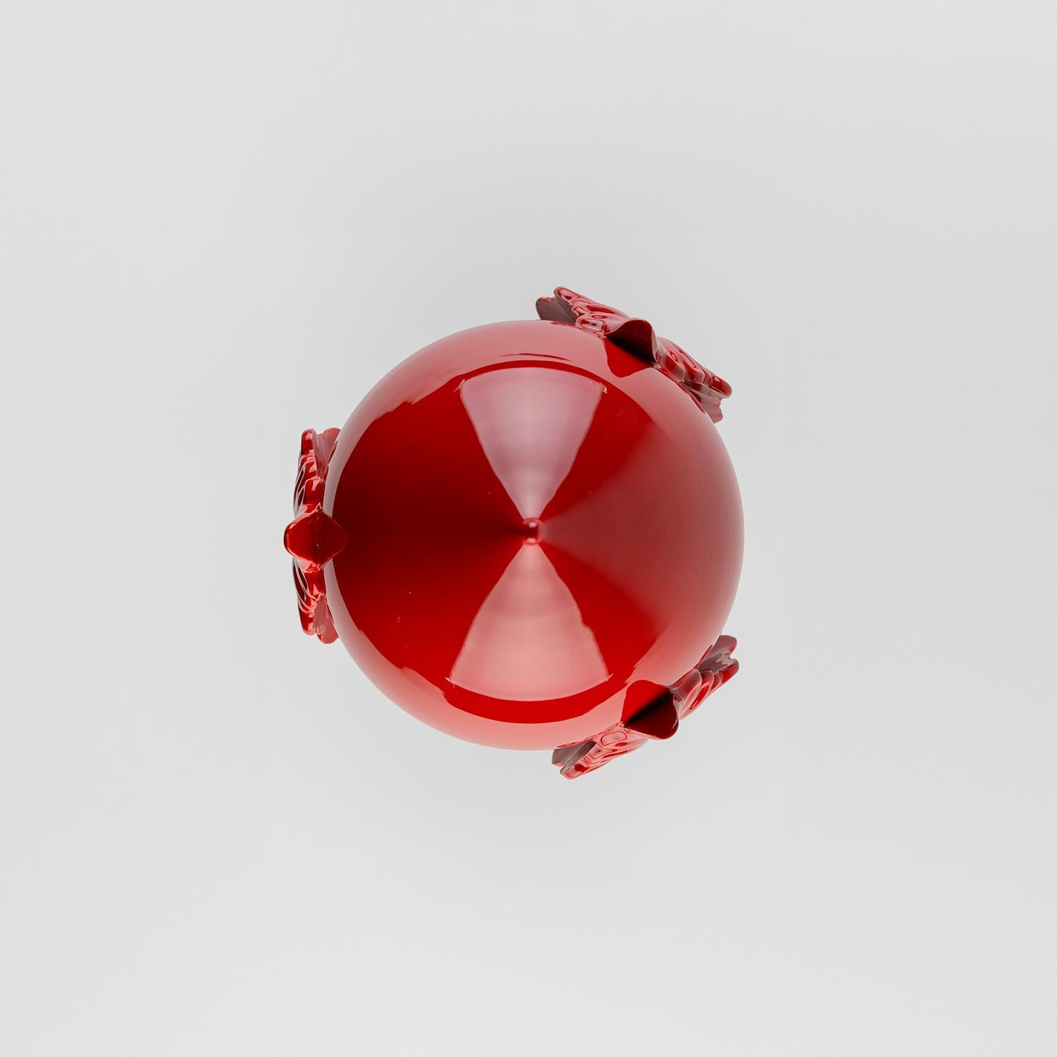 Modern Decoration PUMO10'' ceramic. Centerpiece. Sculpture. Handmade in Italy. 5 pieces For Sale