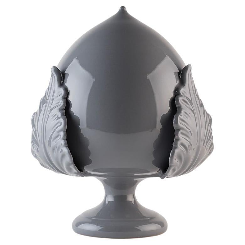 Decoration PUMO16'' ceramic. Centerpiece. Sculpture. Handmade in Italy. 5 pieces For Sale