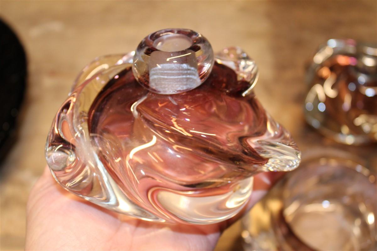 Decorativ Massif Vanity Set Murano Glass 1940s Seguso Italy perfume jar For Sale 6