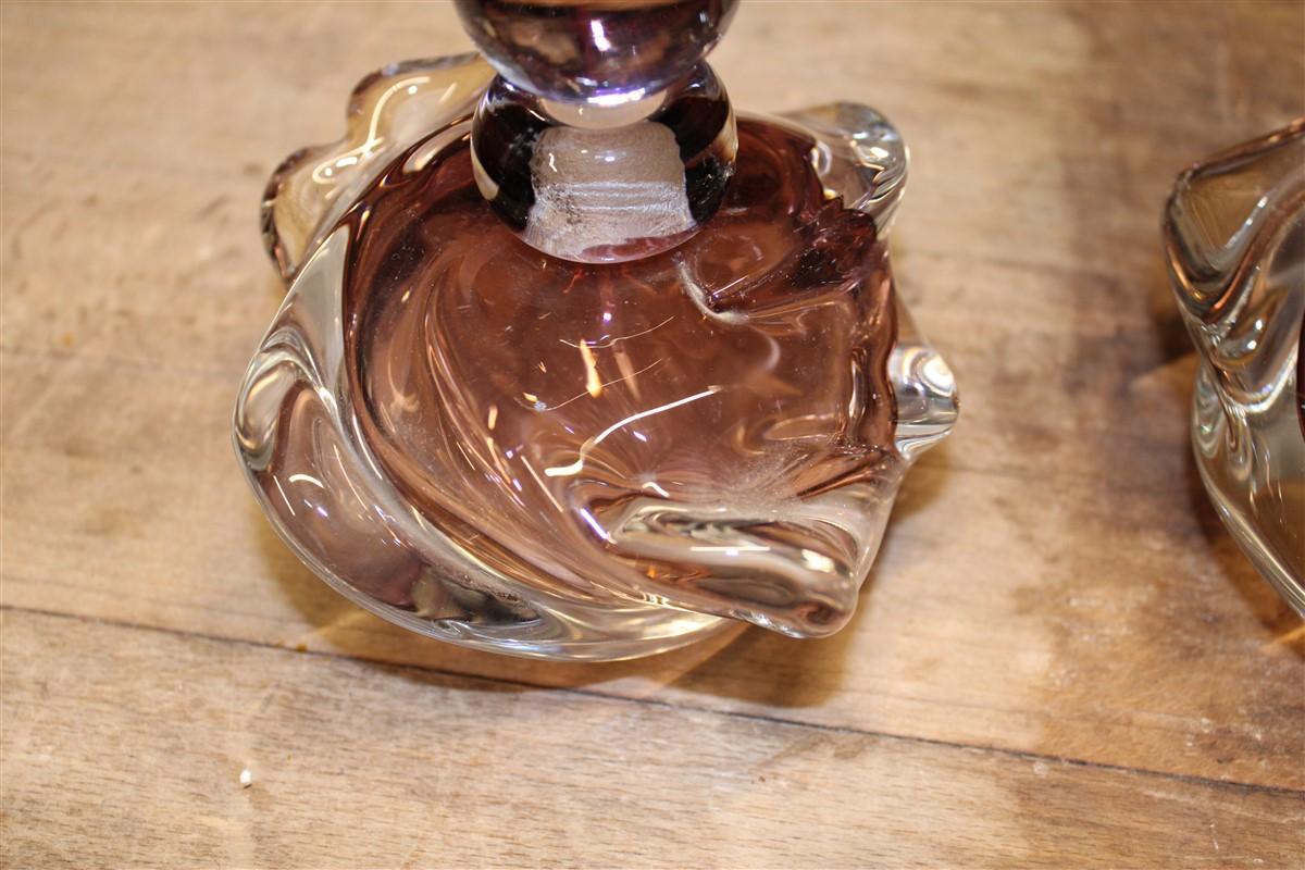Verre de Murano Decorativ Massif Vanity Set Murano Glass 1940s Seguso Italy pot à parfum en vente