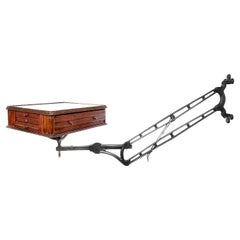 Decorative 1800s Articulated Dental Wall Table