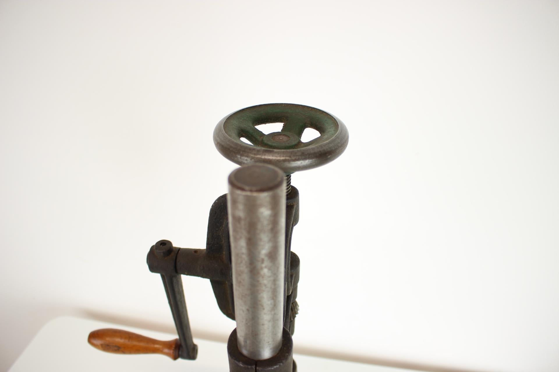 Decorative 1960's DPS Hand Drill, Czechoslovakia For Sale 3