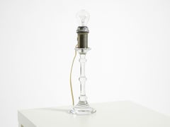 Decorative 1960s glass table lamp by Ingo Maurer, model Tiffany