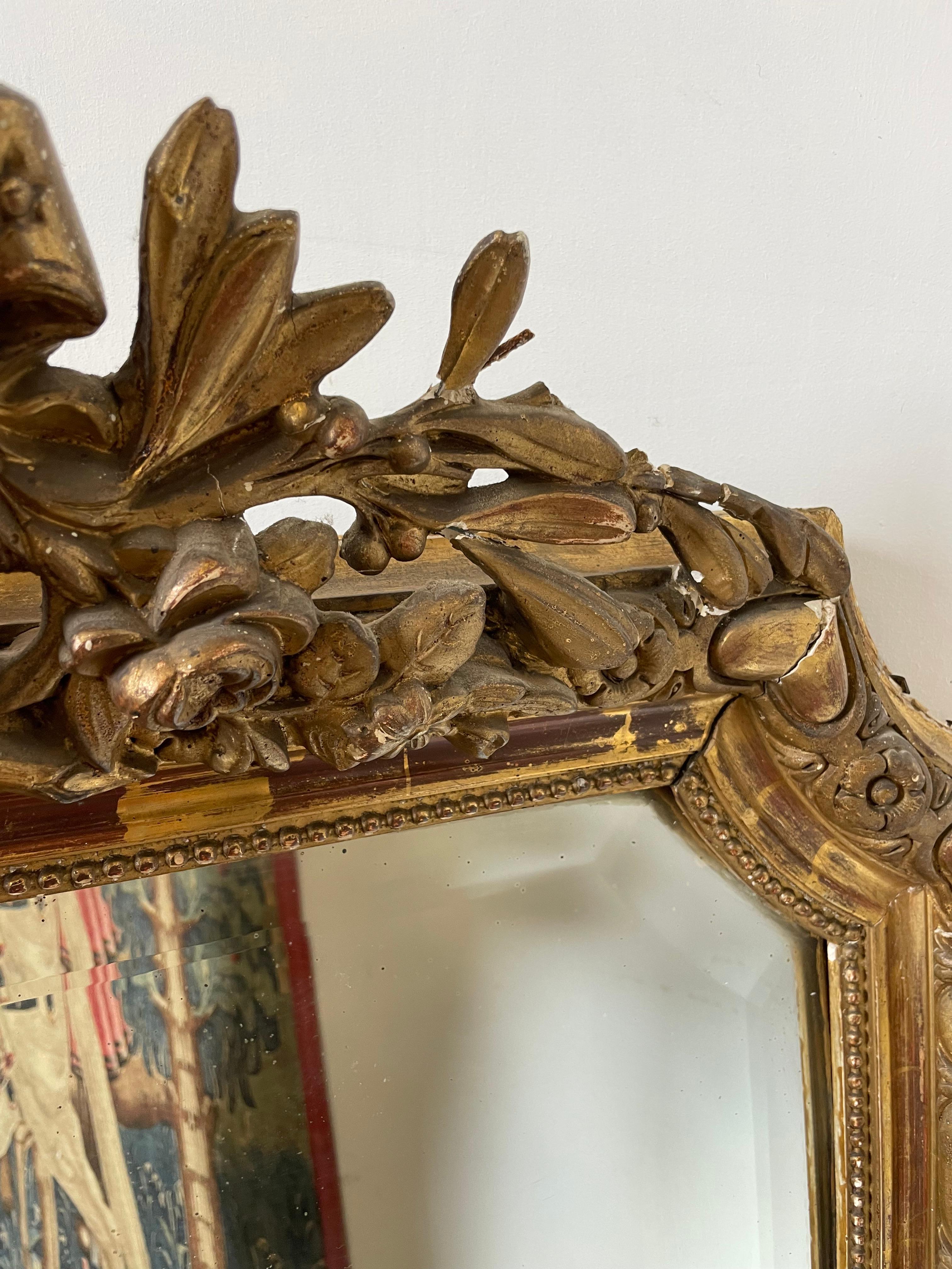 Manteau décoratif doré du 19ème siècle en vente 6