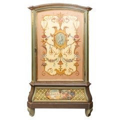 Decorative 19th Century Painted Armoire