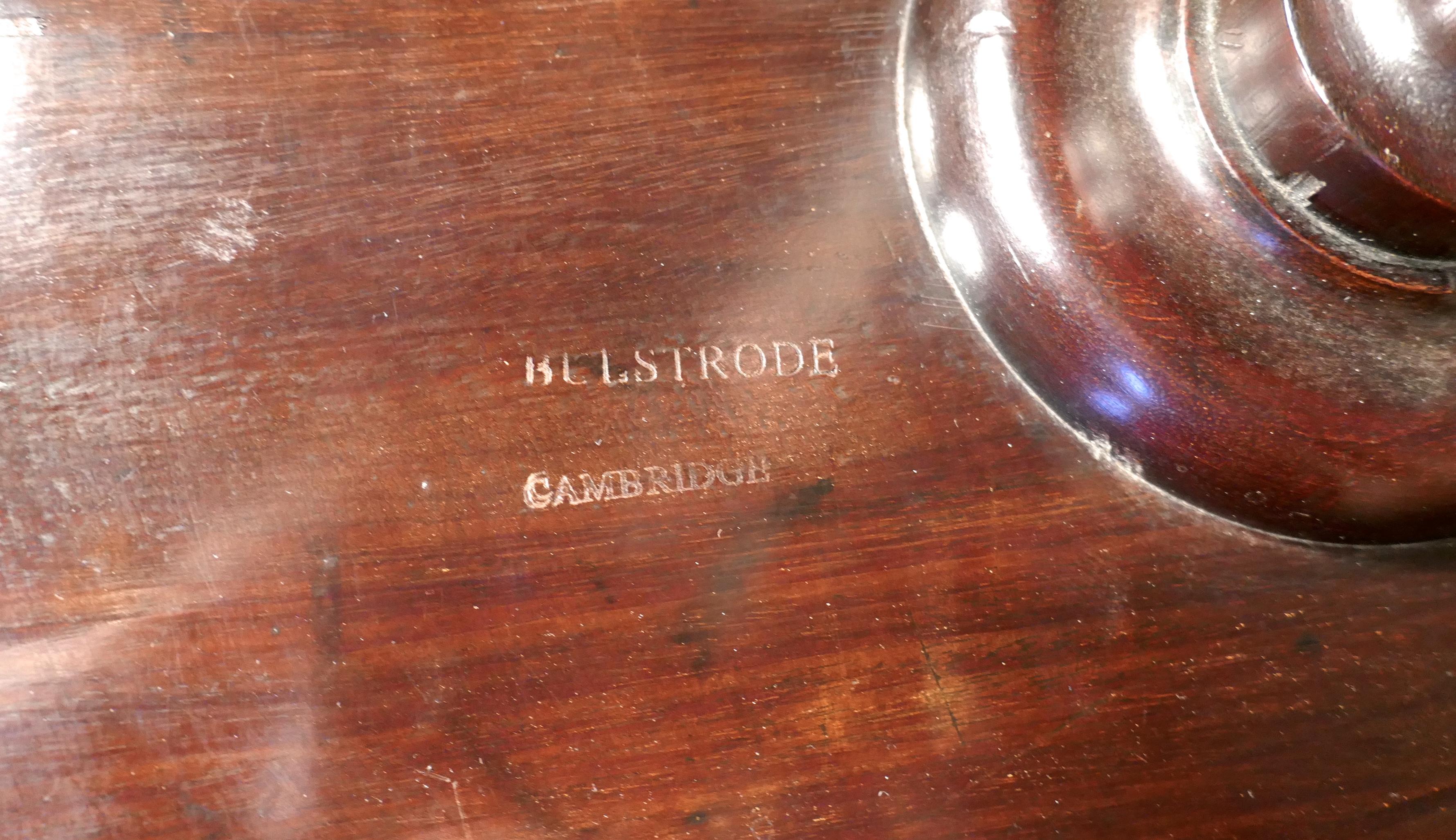 Decorative 2 tone Art Nouveau Wine Table by Bulstrode of Cambridge For Sale 3