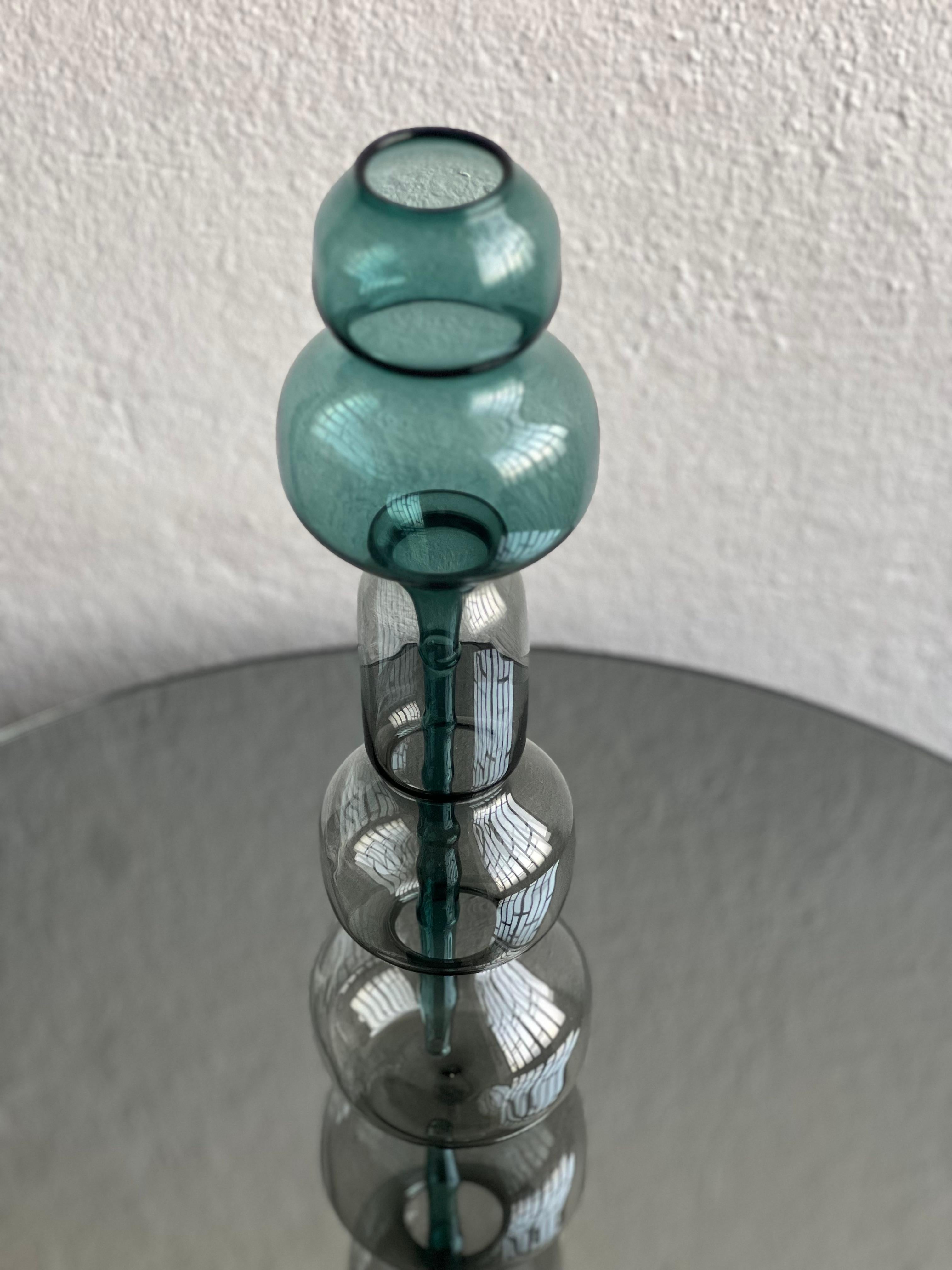 Accessorio decorativo  Vaso unico in vetro artistico di Murano soffiato a mano 
