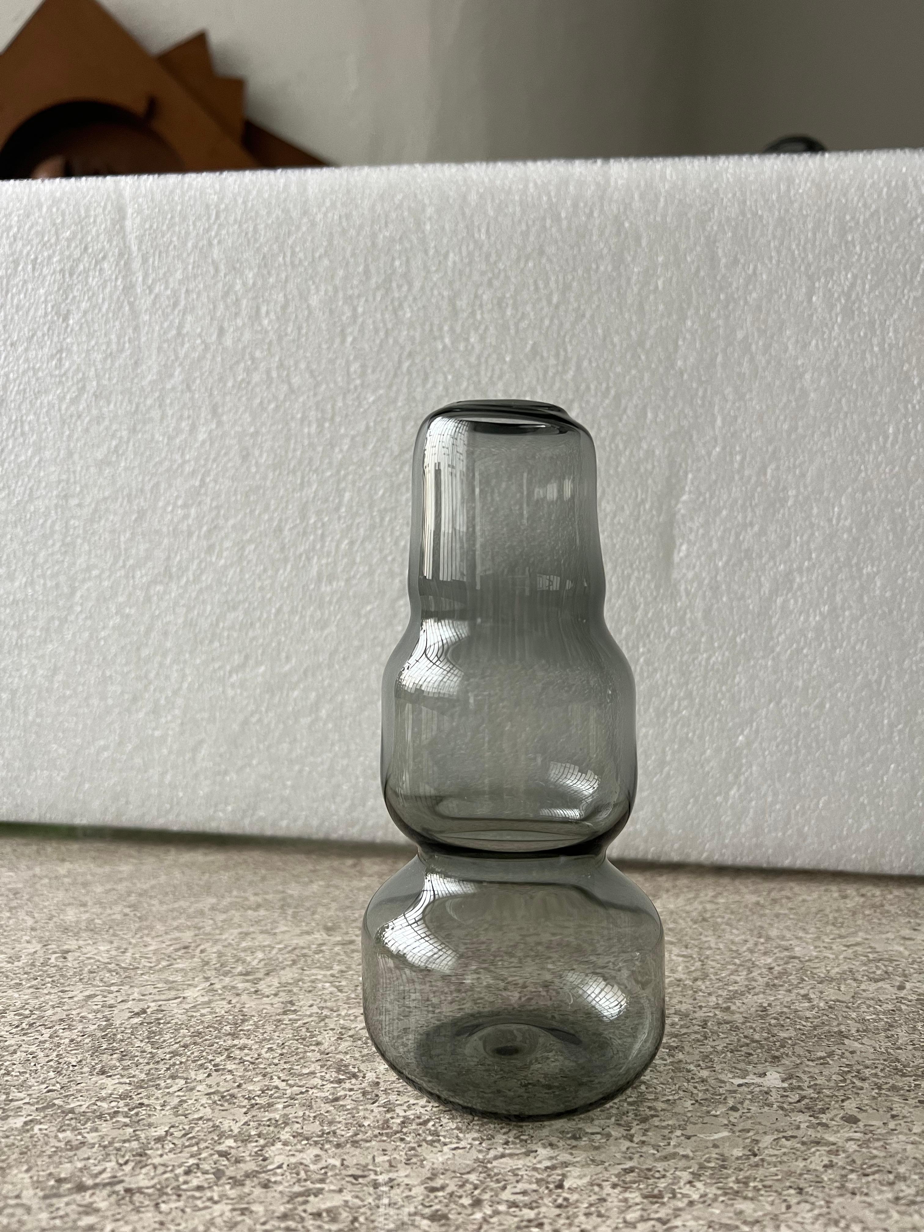 Accessorio decorativo  Vaso unico in vetro artistico di Murano soffiato a mano 