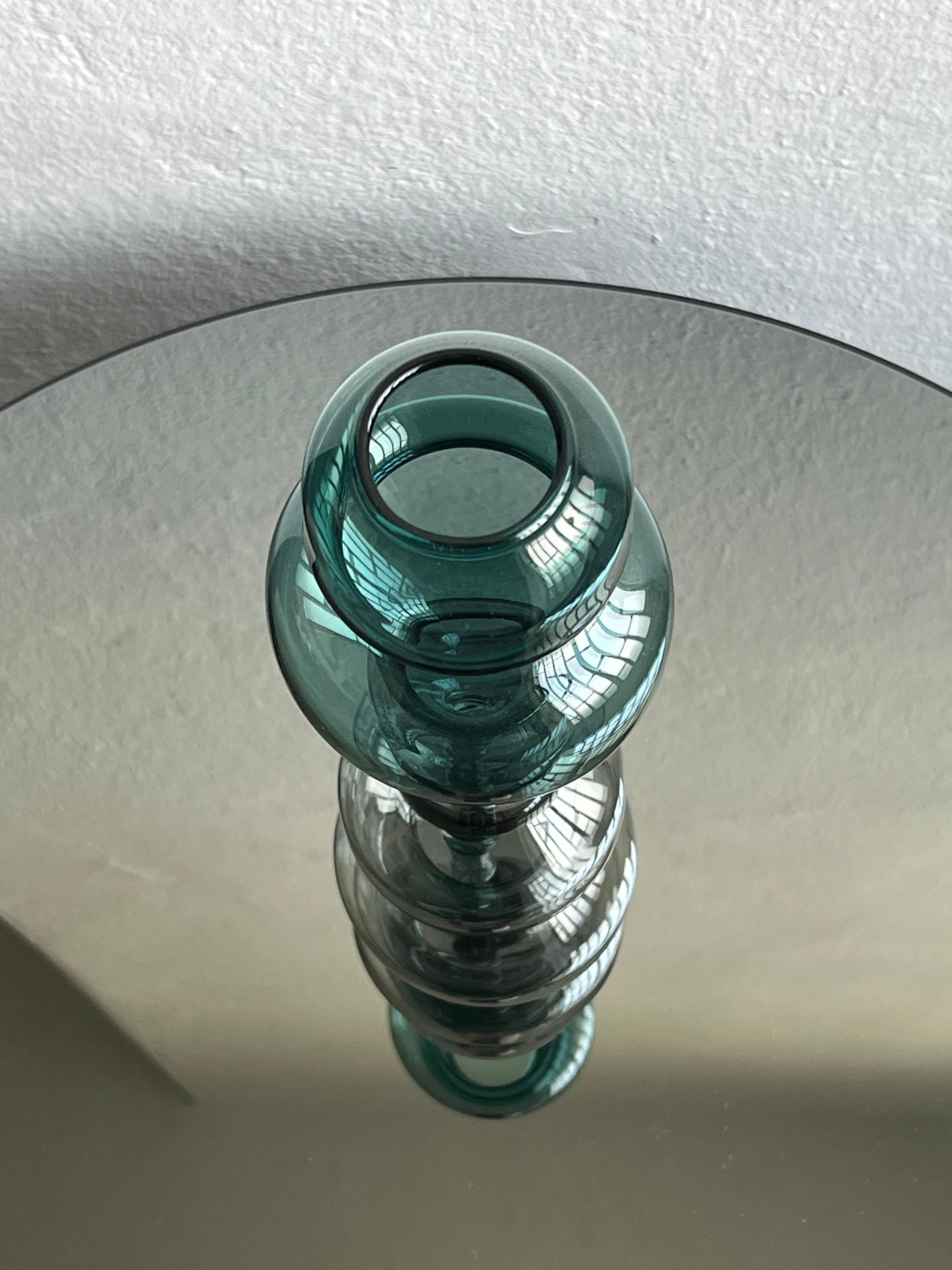 Accessorio decorativo  Vaso unico in vetro artistico di Murano soffiato a mano 