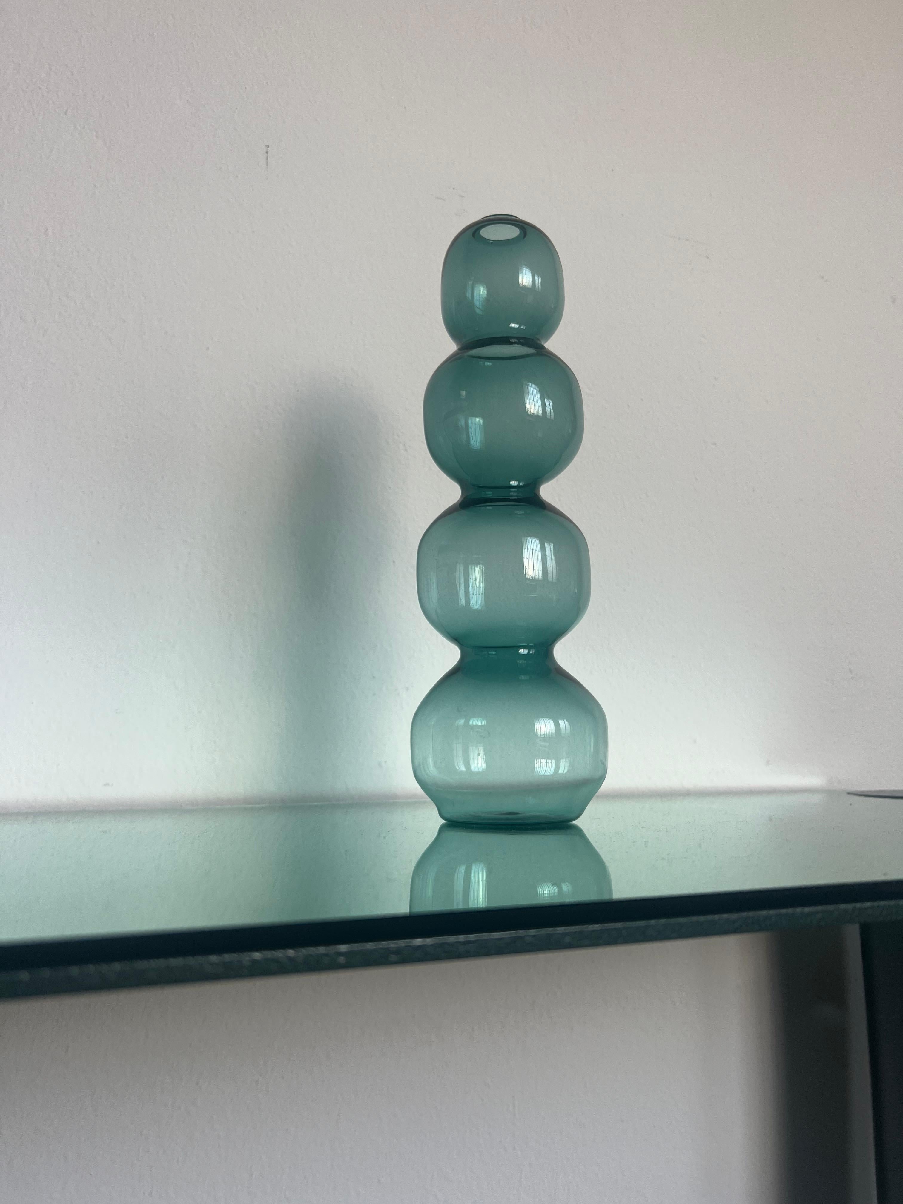 Accessorio decorativo  Vaso unico in vetro artistico di Murano soffiato a mano 