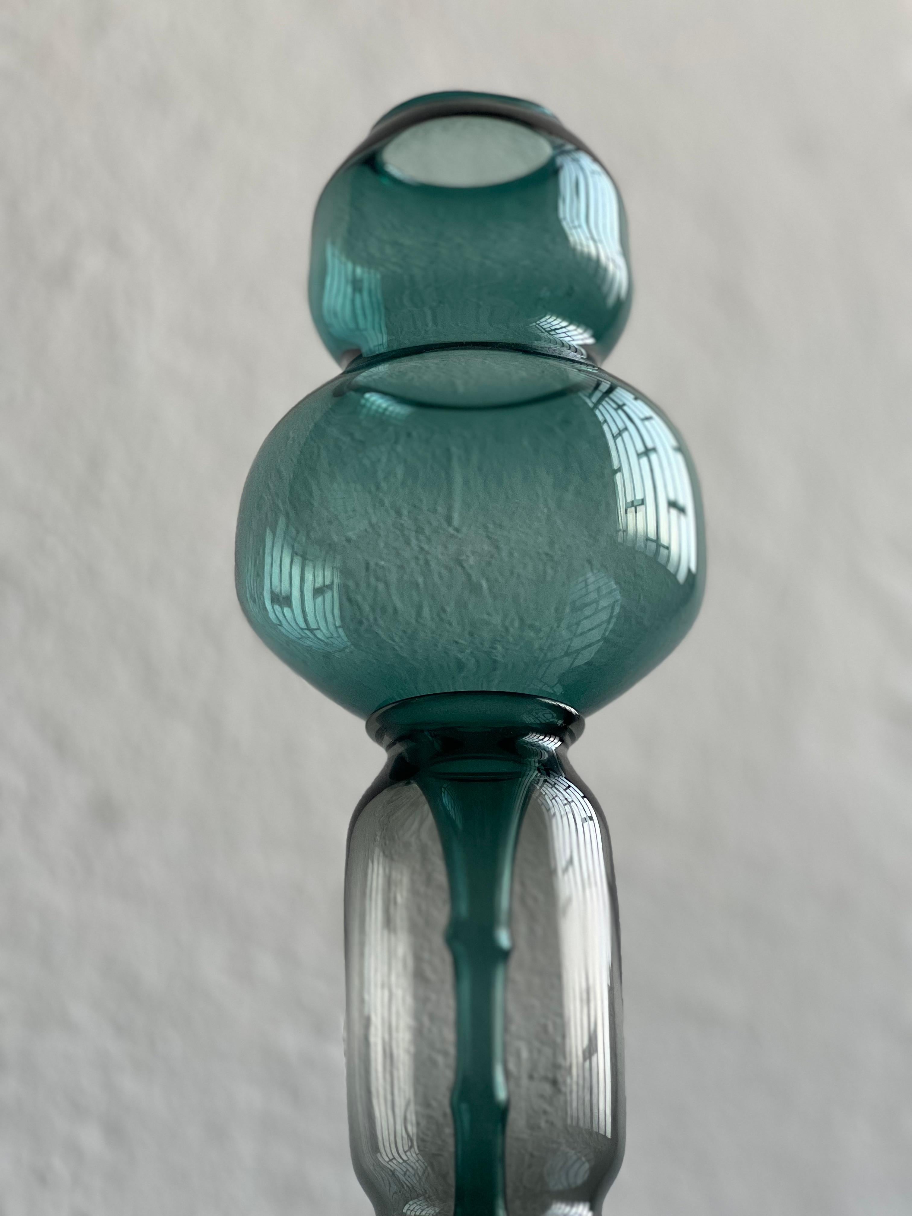 Accessorio decorativo  Vaso unico in vetro artistico di Murano soffiato a mano 