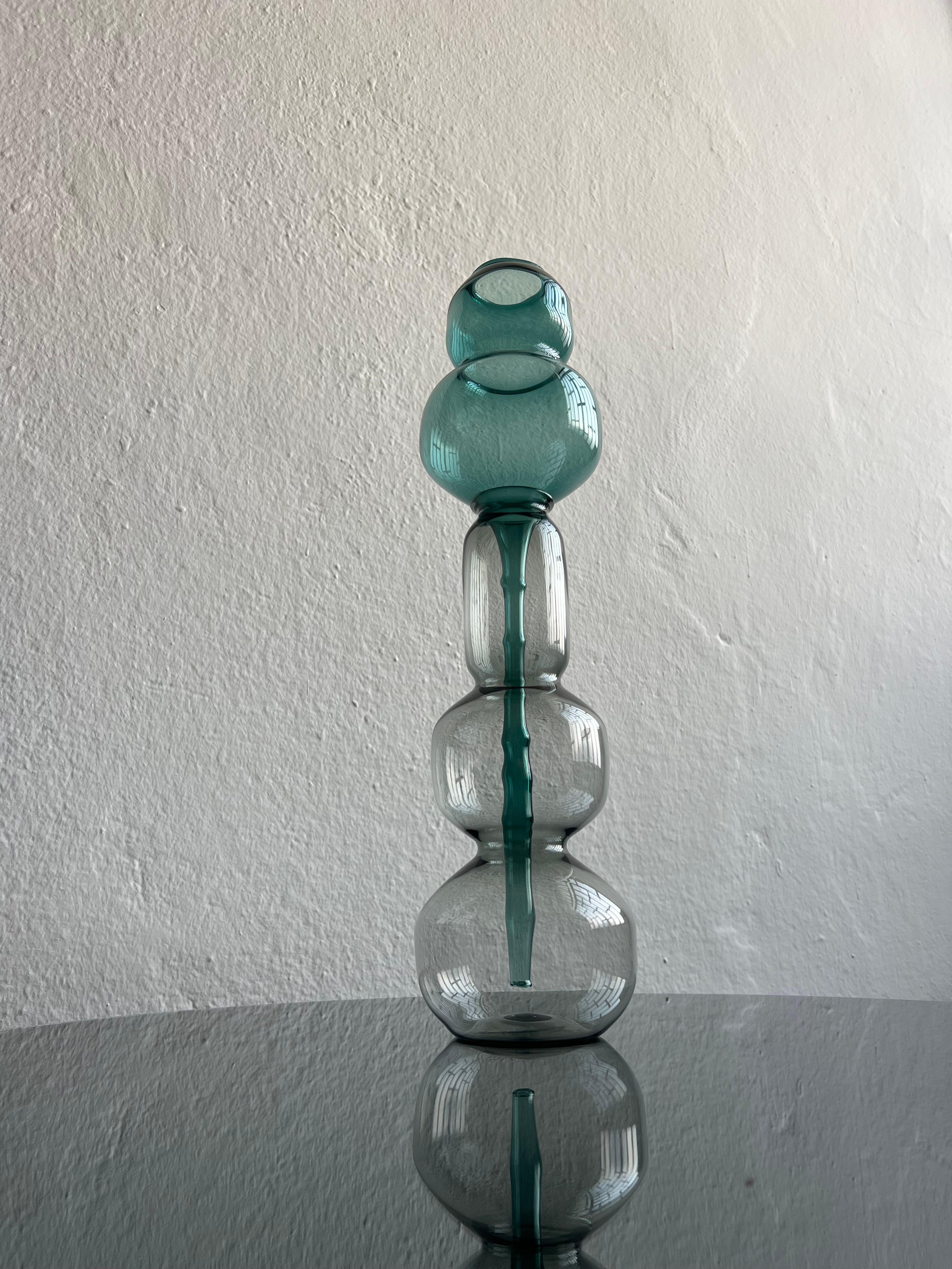 Accessorio decorativo  Vaso unico in vetro artistico di Murano soffiato a mano 