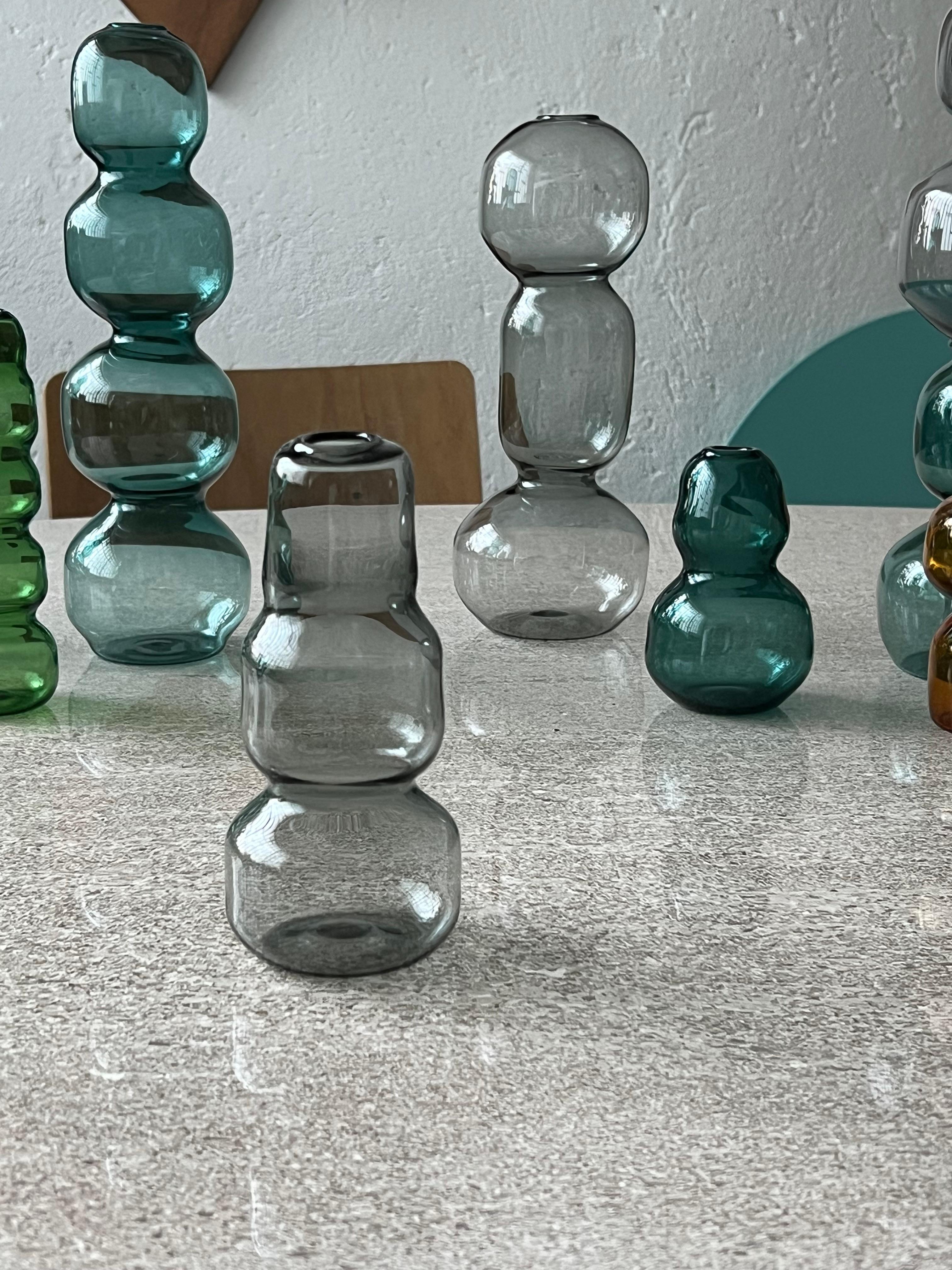 Accessorio decorativo  Vaso unico in vetro artistico di Murano soffiato a mano 