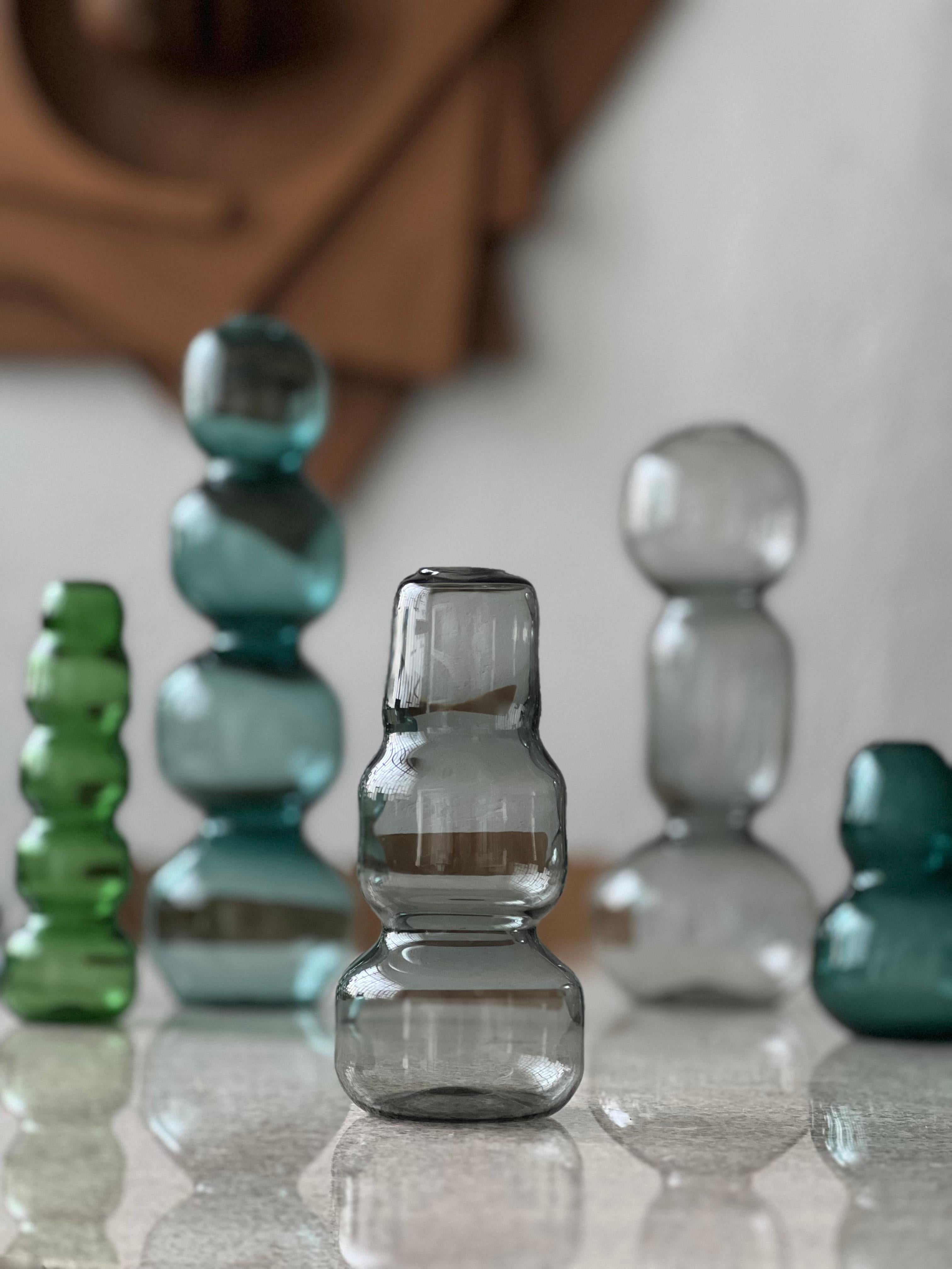 Accessorio decorativo  Vaso unico in vetro artistico di Murano soffiato a mano 