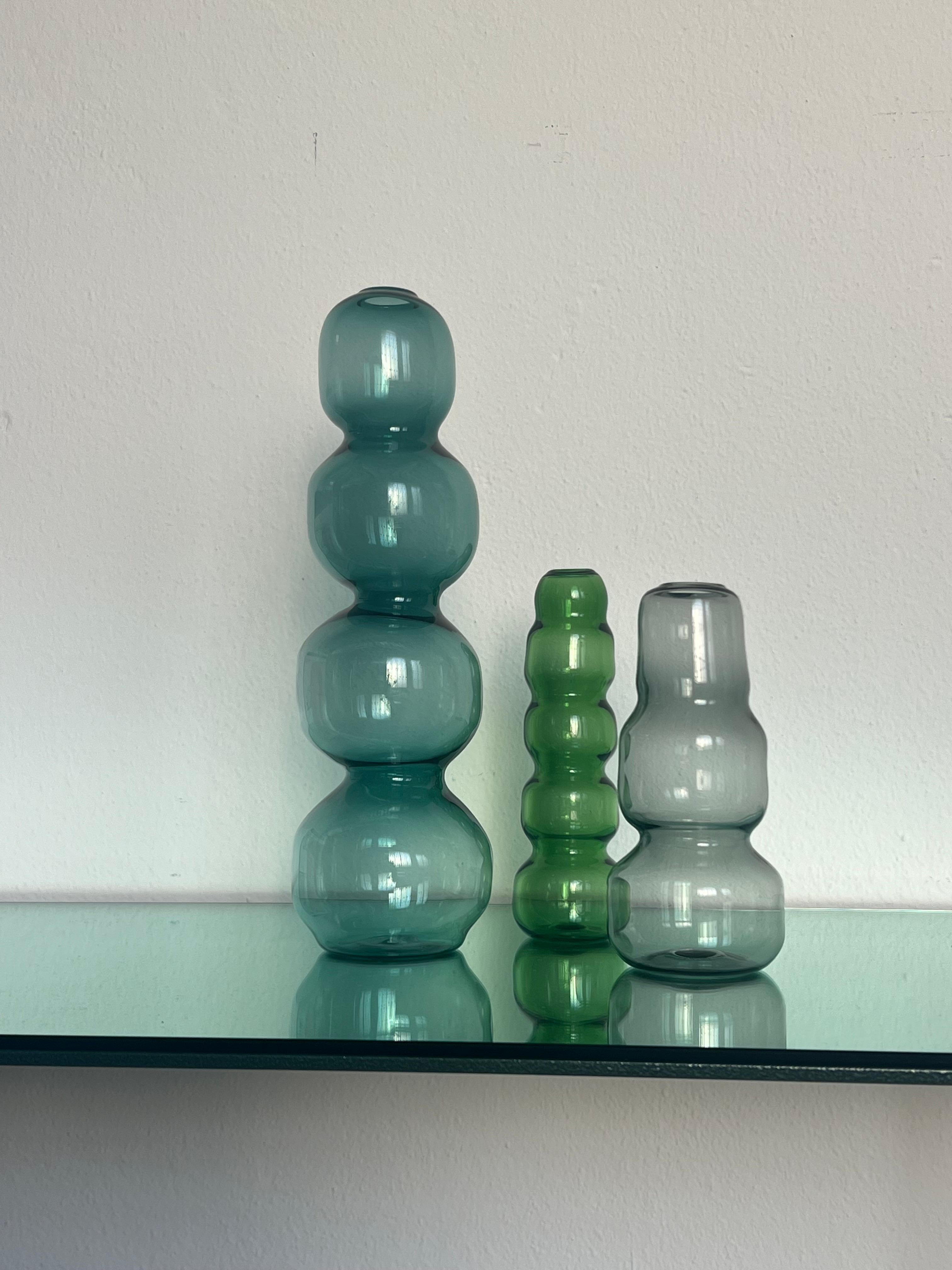 Italiano Accessorio decorativo  Vaso unico in vetro artistico di Murano soffiato a mano 