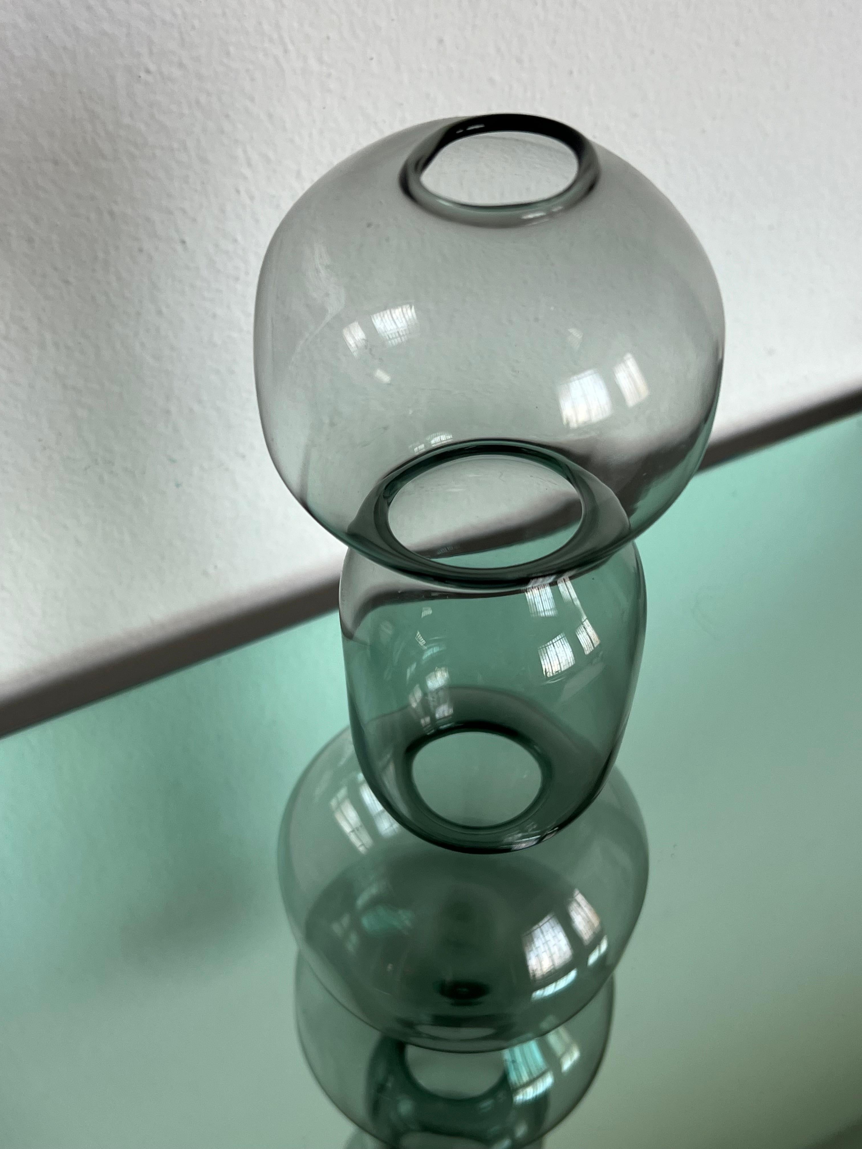Accessorio decorativo  Vaso unico in vetro artistico di Murano soffiato a mano 