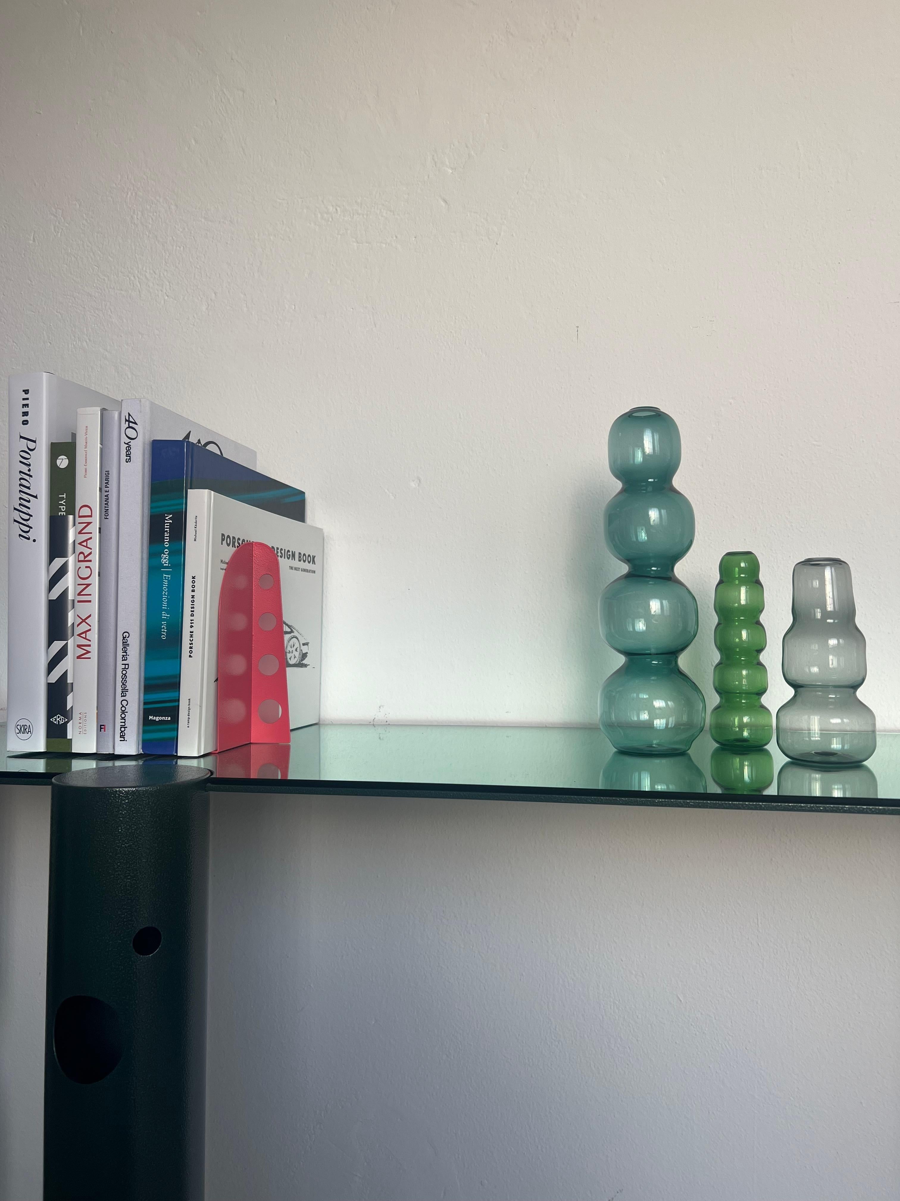 Vetro Accessorio decorativo  Vaso unico in vetro artistico di Murano soffiato a mano 