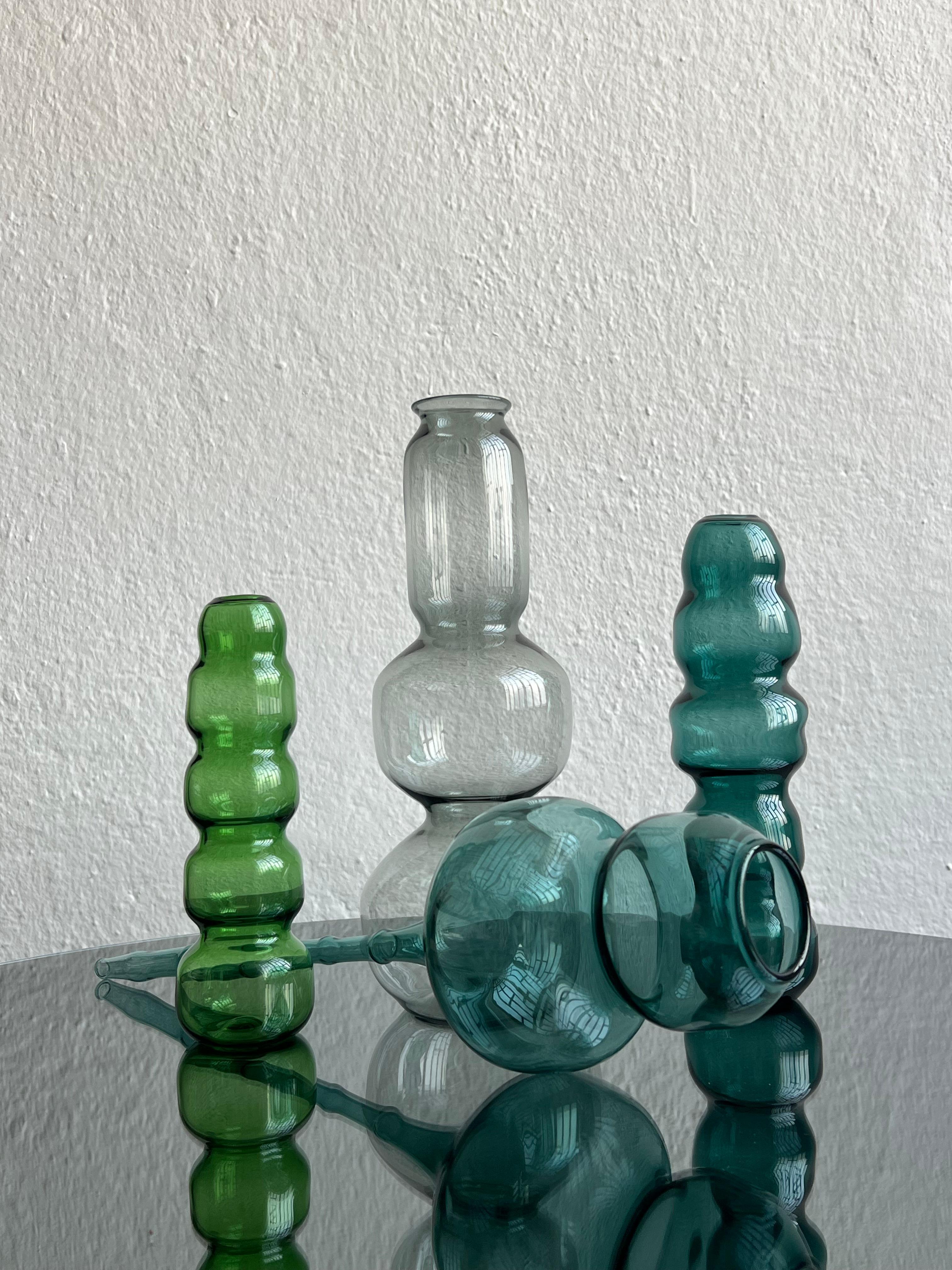 Accessorio decorativo  Vaso unico in vetro artistico di Murano soffiato a mano 