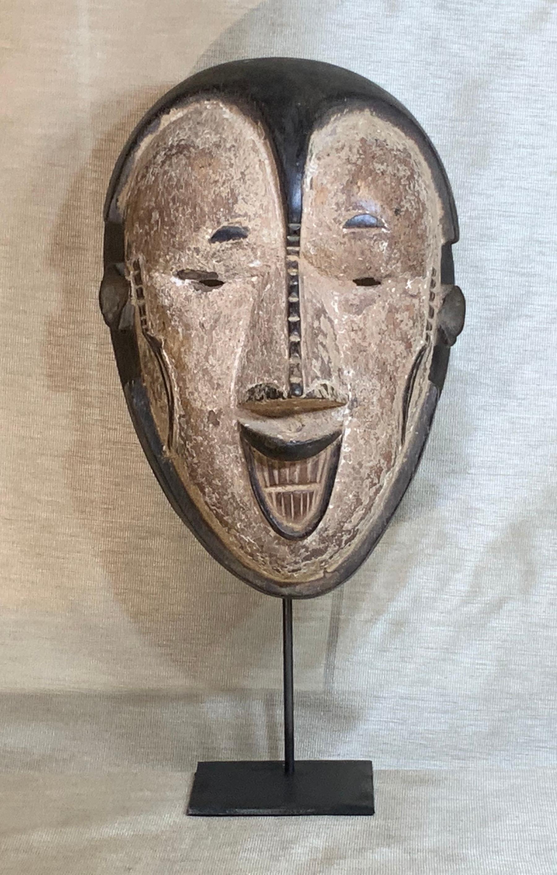 Contemporary Folk Art Style Wood Mask 1
