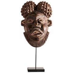 Decorative African Mask, Cameroon, 1950s