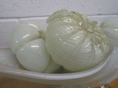 Decorative Alfredo Barbini Murano Fruit Bowl Centerpiece