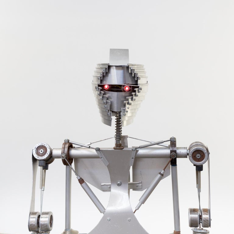 Decorative Aluminium Robot Skeleton Object For Sale at 1stDibs