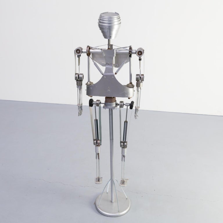 Decorative Aluminum Robot Skeleton Object For Sale at 1stDibs