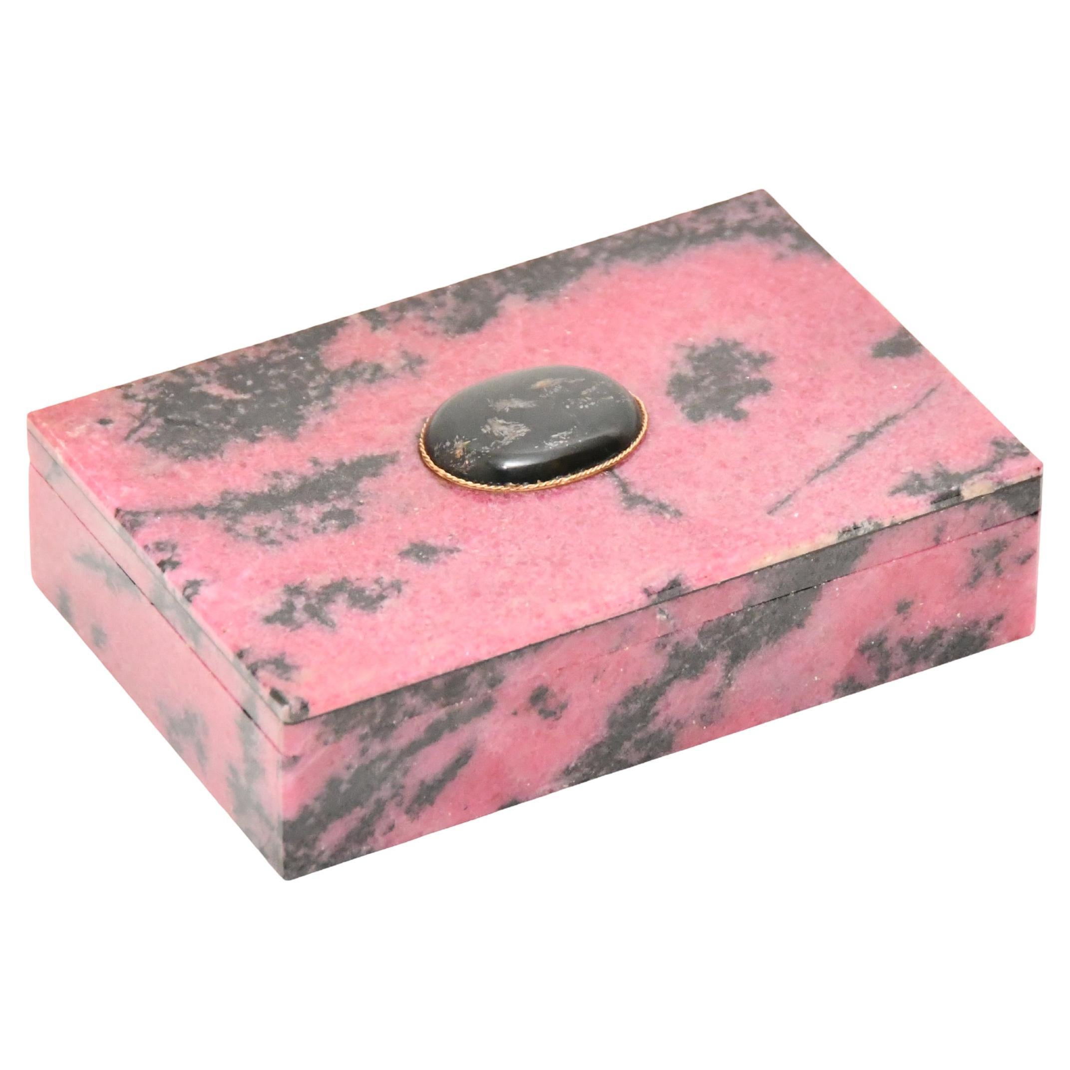 Decorative Amethyst Box - Signed “Made in Italy” for Christian Dior