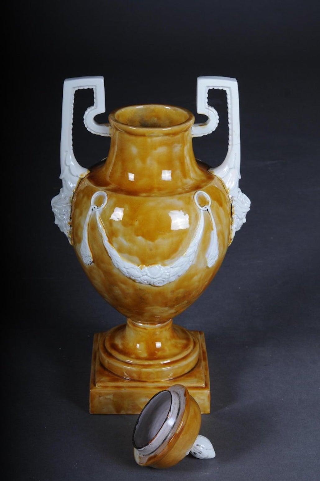 Decorative Amphora Vase Italy Classicism For Sale 8