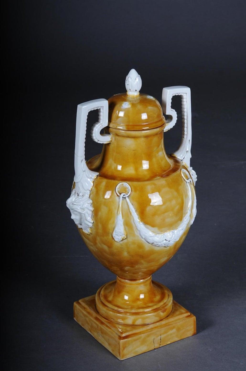 20th Century Decorative Amphora Vase Italy Classicism For Sale