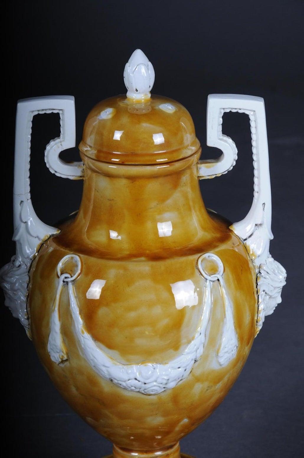 Decorative Amphora Vase Italy Classicism For Sale 2