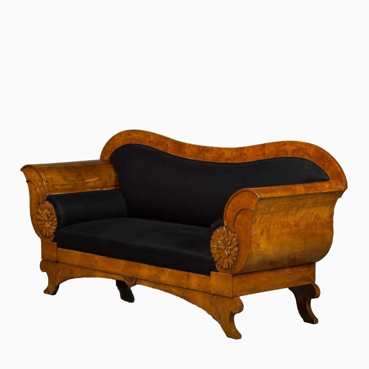 XIXe siècle Canapé Biedermeier décoratif et architectural en vente