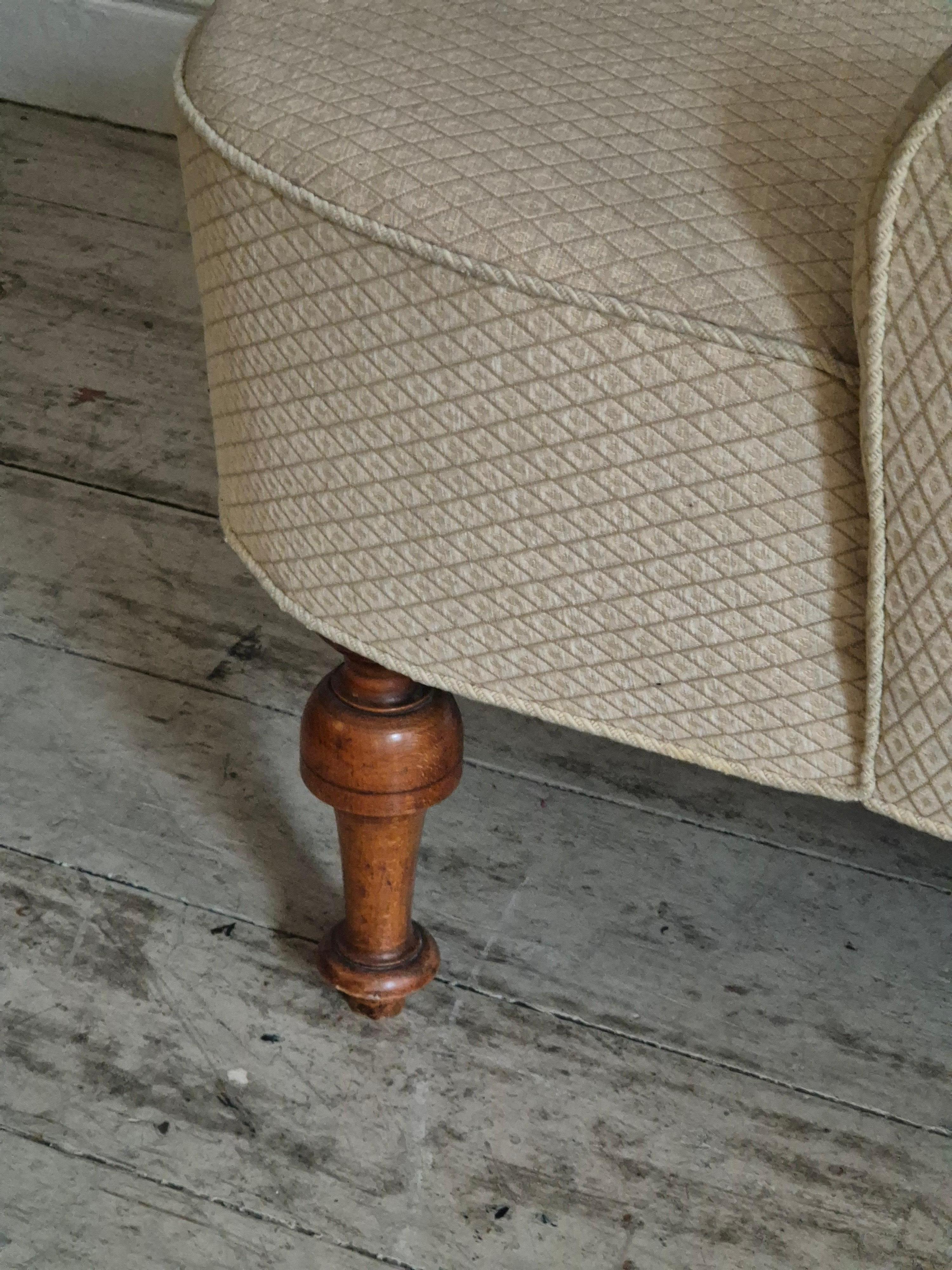 Chaise longue décorative et confortable, fin du XIXe siècle. en vente 3